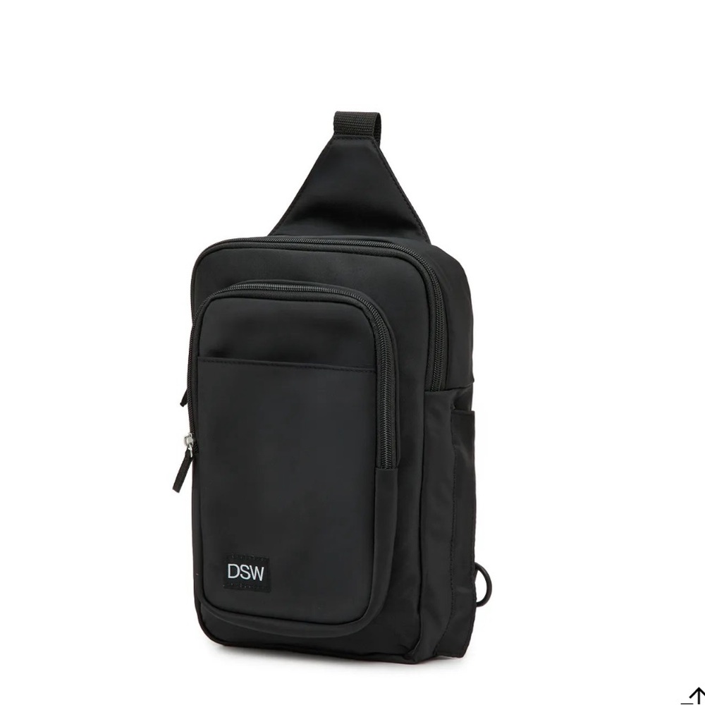 Crossbody sling back bag black